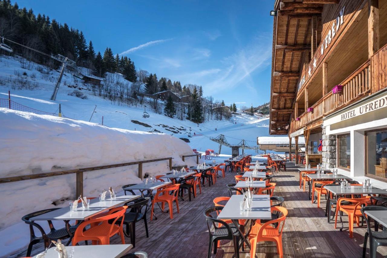 Hotel Restaurant U'Fredy La Clusaz Exterior foto
