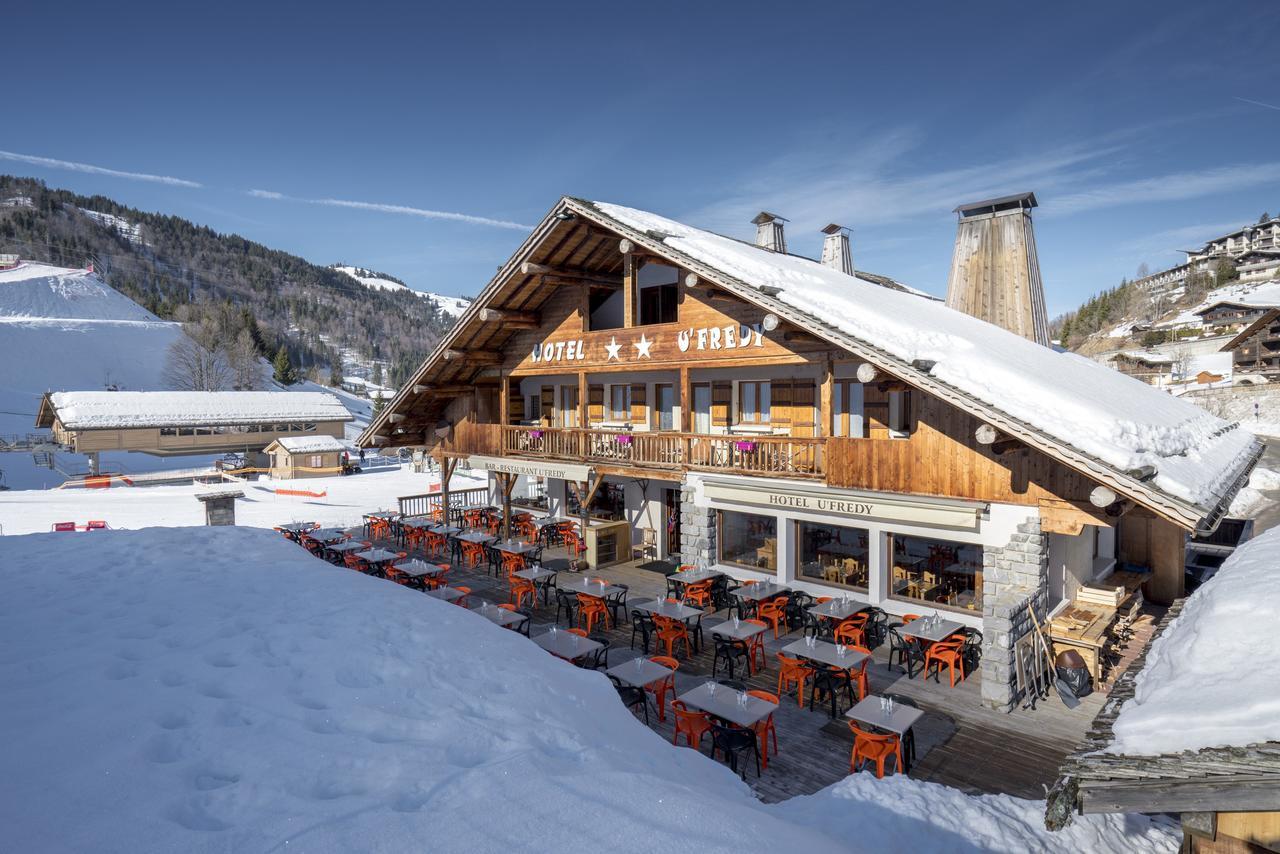 Hotel Restaurant U'Fredy La Clusaz Exterior foto